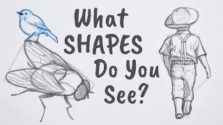 How to Draw ANYTHING Using Simple Shapes [upl. by Jallier]