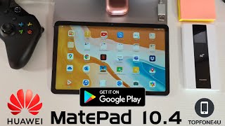 How to Access google Playstore on Huawei Matepad 104 or Any Huawei Device in 2021 [upl. by Einttirb623]