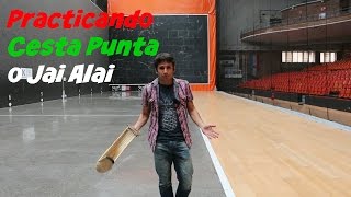 Cesta Punta o Jai Alai en Gernika Euskadi [upl. by Alenoel]