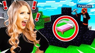 TROLLING MY WIFE IN MINECRAFT BED WARS MCPE [upl. by Sillyrama]