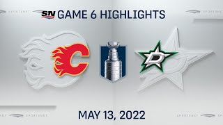 NHL Game 6 Highlights  Flames vs Stars  May 13 2022 [upl. by Enelec820]