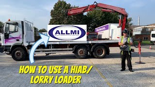 ALLMI Lorry loader training Lifting techniques 🚛🏗 [upl. by Allemat298]