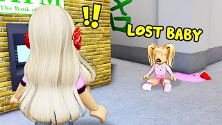 I Adopted Lost Babies I Changed Their Lives Full Story Roblox Bloxburg [upl. by Llerreg]