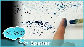 How to Spatter and Spritz With Watercolor – Tips and Techniques [upl. by Atineb]