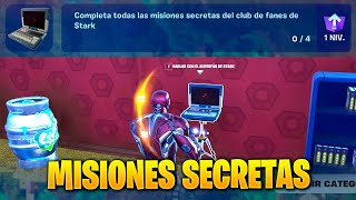 COMPLETA TODAS LAS MISIONES SECRETAS DEL CLUB DE FANES DE STARK [upl. by Norted404]