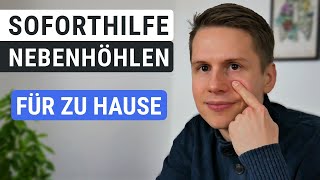 Soforthilfe Nasennebenhöhlenentzündungverstopfung durch Akupressur 👃 [upl. by Tymes444]