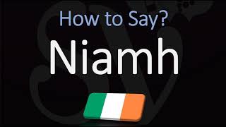 How to Pronounce Niamh CORRECTLY Irish Names Pronunciation [upl. by Caughey915]