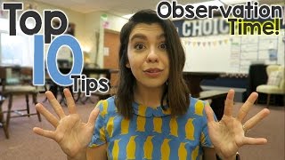 Top 10 Classroom Observation Tips [upl. by Three]