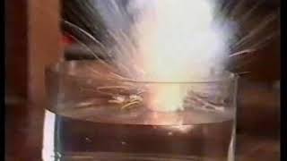 Group 1 Metals Part 2  Reactions of rubidium and caesium with water [upl. by Etnemelc964]