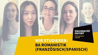 Wir studieren Romanistik an der Uni Erfurt [upl. by Odlanier]