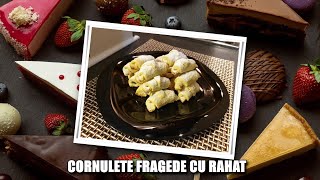 Cornulete fragede cu rahat se topesc in gura cu unt si smantana adrianascooking [upl. by Aselehc980]