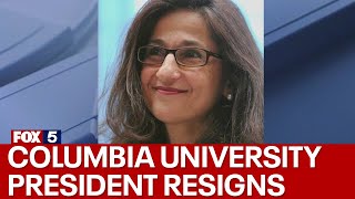 Columbia University President Minouche Shafik resigns [upl. by Cormick]