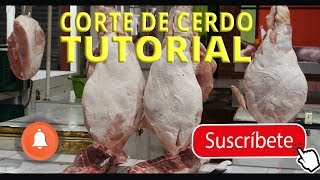 CERDO Cortes y Despiece TUTORIAL [upl. by Reidar]