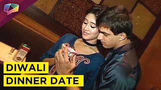 Mohsin Khan and Shivangi Joshi Diwali dinner [upl. by Draillih]