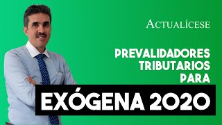 Prevalidadores tributarios para la presentación de la información exógena AG 2020 [upl. by Tap]