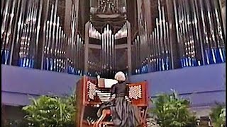 Bach  SINFONIA FROM CANTATA BWV 29  Diane Bish at Coral Ridge Presbyterian Church Ft Lauderdale [upl. by Mazel]