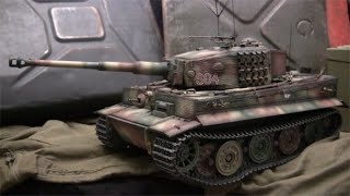 116th scale RC Taigen late production tiger I command vehicle model rebuild Part 1 of 3 [upl. by Leumhs]