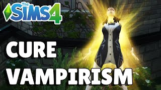 How To Cure Vampirism  The Sims 4 Guide [upl. by Akinek]