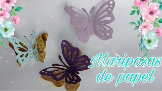 COMO HACER MARIPOSAS DE PAPEL [upl. by Wivina]