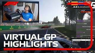 F1 Esports Virtual Grand Prix Highlights  Aramco [upl. by Conard]