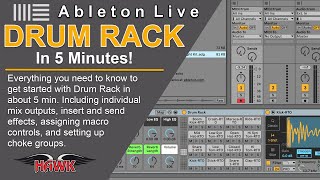 Ableton Live Drum Rack in 5 Minutes [upl. by Esra]