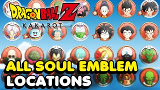 All Soul Emblem Locations In Dragon Ball Z Kakarot [upl. by Enair963]