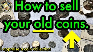 How to sell your old coins I appraise a coin collection [upl. by Solegna]