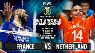 France vs Netherlands  Volleyball Highlights  Mens World Championship 2018 [upl. by Gerome]