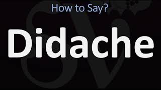 How to Pronounce Didache CORRECTLY [upl. by Forsta]