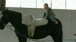 Equestrian Vaulting  novice lesson [upl. by Silado]