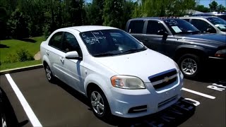 2007 Chevrolet Aveo LS Sedan Start Up and Full Tour [upl. by Olenka505]