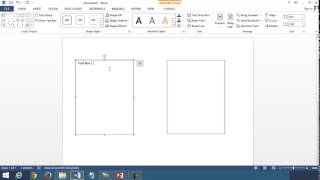 Linking Text Boxes in Microsoft Word [upl. by Anaeco]