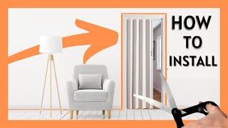 Folding Doors  how to install DIY tutorial [upl. by Gnaht]