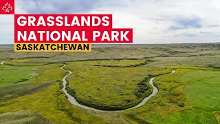 Saskatchewan Travel Guide GRASSLANDS NATIONAL PARK Canada [upl. by Arym]