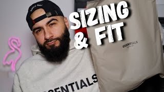 FEAR OF GOD ESSENTIALS HOODIE  Sizing amp Fit  How To Style [upl. by Dunaville]