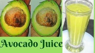 HOW TO MAKE AVOCADO JUICE [upl. by Atteram]