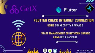 GetX Flutter Check Internet connection  using flutter connectivity  GetX StateManagement example [upl. by Kirwin]