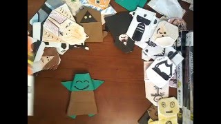 How to fold Origami Yoda in 8 easy folds [upl. by Aicatsan]