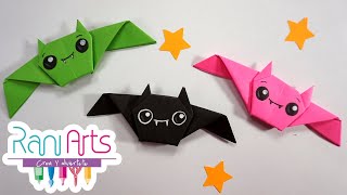 MURCIÉLAGO ORIGAMI  DIY  ORIGAMI BAT [upl. by Smada]