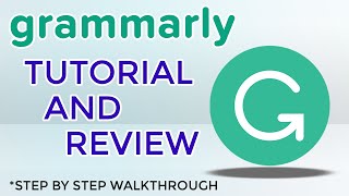 GRAMMARLY REVIEW AND TUTORIAL  How to download install and use Grammarly for free [upl. by Ztnahc124]