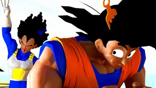 If Goku and Vegeta were BLACK and 3D [upl. by Clerissa444]