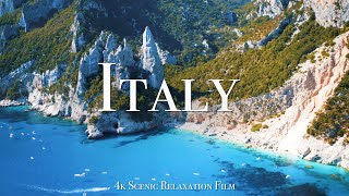 Italy 4K  Scenic Relaxation Film With Calming Music [upl. by Yennep885]