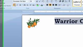 Word  How to Create Letterhead in a Word Document [upl. by Anwahsat]