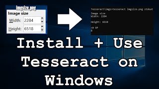 How to Install and Use Tesseract OCR on Windows  Optical Character Recognition [upl. by Tracy112]