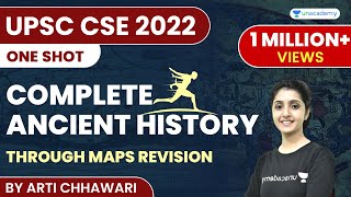 Complete Ancient History through Maps Revision  UPSC CSE 2022 [upl. by Shep]