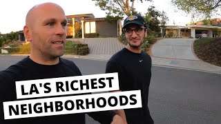 Exploring LAs RICHEST Neighborhoods 🇺🇸 [upl. by Elak886]