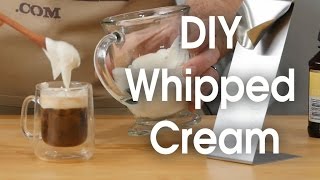 DIY whipped cream in 60 seconds [upl. by Lovett]