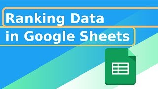 Ranking in Google Sheets [upl. by Ario663]