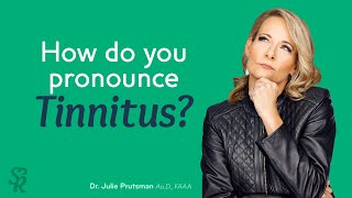 How do you pronounce tinnitus [upl. by Eidnac36]