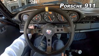 FIRST START Air Cooled Porsche 911 Carrera POV Drive Binaural Audio [upl. by Zarla840]